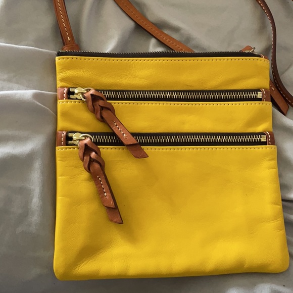 Dooney and Bourke Yellow Crossbody - Picture 2 of 8